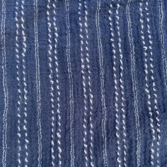 ROXY | Women’s Blue Strapless Blouse - Picture 9 of 9